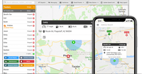 Plataforma de software de seguimiento GPS multifuncional en línea Sistema basado en la Web con función giratoria Desarrollo de aplicaciones híbridas Cake Php