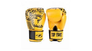 Gants de boxe sur mesure de qualité supérieure fabriqués avec du cuir de vachette véritable Gants de Muay Thai Gants de boxe de sparring professionnels OEM - Product Image 3