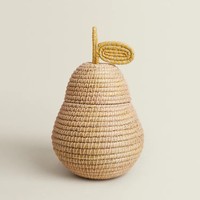 Whism — panier en résine naturelle, en forme de poire, pour la décoration de chambres d'enfants, vente en gros