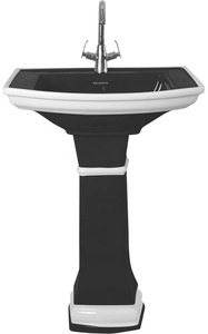 Lavabo de Diseño Azul de Marca India de Calidad de Exportación - Conjunto de Lavabo con Pedestal para Uso Doméstico, Ideal para Mayoristas Argelinos - Product Image 4