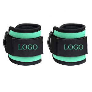 Sangles de gymnastique pour les chevilles, sangles de cheville pour Machine à câble, exercices en colle, exercices du bas du corps, sangles réglables, avec rembourrage en néoprène, 2 pièces - Product Image 1