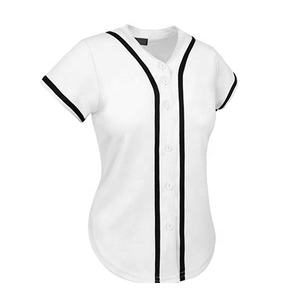 Sportswear <b>Baseball</b> Jersey for <b>Women</b> Button Down Jersey Unisex Customized 100% Polyester Plain <b>Shirt</b> Solid Color Adults 2023 - Product Image 4