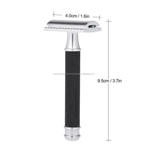 Customized Designed Safety Razor <b>for</b> <b>Men</b> Shaving Sliver Stainless Steel Private Logo Twin Blade <b>Shaver</b> - Product Image 4