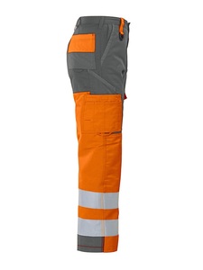 Giá tốt nhất bền Oxford Hi VIS Polyester dài quần phản quang Băng PU tráng dây kéo đóng cửa tốt nhất trang phục đồng phục - Product Image 4