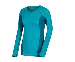 Elegante Camiseta con cuello en V para niñas, manga larga, dos colores, fitness para niñas, camisas - Product Image 5