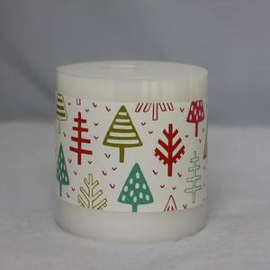 Wholesale Scented <b>Paraffin</b> White Pillar Candles for Christmas Party Decor - Product Image 1