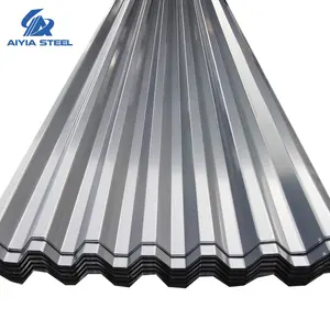 Düşük fiyat galvanizli Galvalume Aluzinc Gi GL oluklu çelik çatı kaplama levhası renk kaplı galvanizli oluklu levha Metal