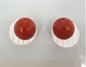 Perles de corail rouge naturel HD 8.5-9.0 MM forme ronde 9mm pierres précieuses en vrac bijoux minéraux - Product Image 2