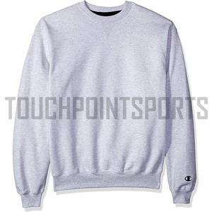 Vente en gros sweat-shirt col ras du cou personnalisé 100% coton sweat-shirt oversize blanc - Product Image 5