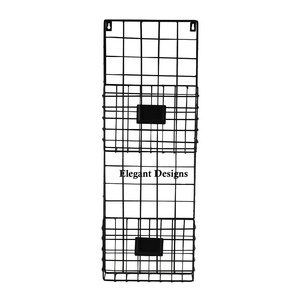 Handmade Classic Stylish <b>Wall</b> Mounted Kitchen <b>Storage</b> <b>Basket</b> Heavy Duty Latest Restaurant Hotel Restaurant Set Two <b>Wall</b> <b>Basket</b> - Product Image 2