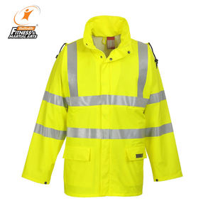 แจ็กเก็ตใส่ทำงานกันน้ำสามารถมองเห็นได้ชัดเจนปรับแต่งโลโก้ได้ตามต้องการ - Product Image 4