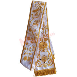 Faja de seda de alambre de lingotes bordada a mano personalizada de alta calidad - Product Image 1