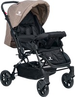 Poussette bébé pliable facilement, poussette bidirectionnelle, utilisation polyvalente, 3 positions de dossier, porte-bébé, coussin intérieur doux, verrouillage de sécurité à 5 points