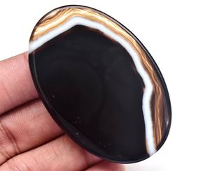 Cabochon en Agate banderole, perles de pierres précieuses naturelles, en vrac, meilleure vente - Product Image 3