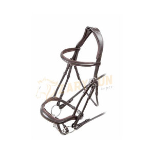 Brida de equitación de tela de cuero por encargo de alta calidad Productos de caballo al por mayor de alta calidad - Product Image 4