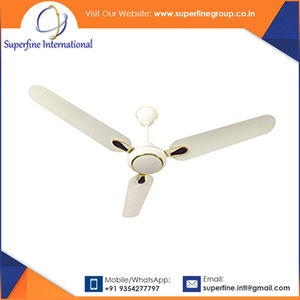 Ventilador de techo eléctrico de metal REVE de lujo ecológico de la mejor calidad, plegable y duradero para el hogar, hotel o uso doméstico, control mecánico - Product Image 5