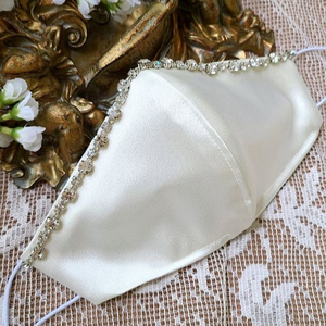 ----NEW--ELEGANT--DESIGNER <b>FACE</b> ACCESSORIES WITH BEAUTIFUL-&-STYLISH-HAND EMBROIDERY--2021. - Product Image 1