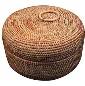 Boîte à lunch de conception flexible écologique en rotin fait à la main Versalite robuste panier de rangement durable de haute qualité boîte-cadeau décorative - Product Image 3