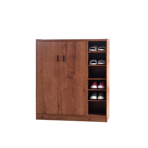 Meuble à chaussures moderne en bois avec double porte et design ajustable pour salon - Product Image 5