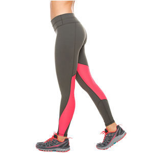 OEM Customizable Mid Waist Tight Fit Capri <b>Leggings</b> Ladies' <b>Sexy</b> Slim Yoga Pant Sports Training Gym Spandex Fleece Fabric Casual - Product Image 4