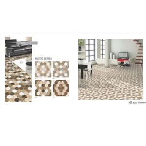 Carrelage en marbre blanc émaillé poli jet d'encre carreaux en céramique 40x40cm - Product Image 6