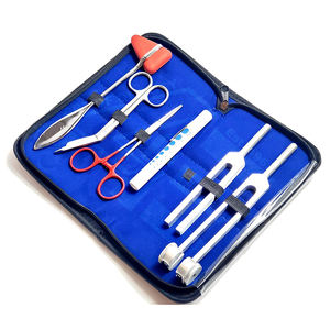 ชุดส้อมเสียงสำหรับวินิจฉัยทางระบบประสาทแบบมืออาชีพของเยอรมัน 6 ชิ้น รุ่น C 128 + C 512 ทำจากสแตนเลส พร้อมกล่องหนัง - Product Image 3