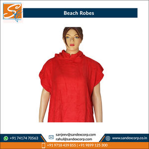 100% Coton éponge Conception et taille personnalisées Design moderne Motif de luxe Robes de plage en plein air Exportateur en Inde - Product Image 4