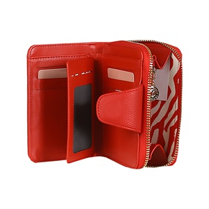 Billetera de cuero genuino para hombre y mujer, cartera masculina de cuero genuino con cierre y cremallera, diseño elegante y Original, HA0151 Hodica TR, 2023 - Product Image 4