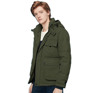 Veste matelassée pour homme, vêtements de travail, avec capuche, matelassé, bouffants, imperméable, logo personnalisé, nouvelle collection, - Product Image 1