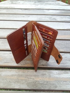 Ví Da Thật Trifocals Trucker Ví Mỏng Dài Cho Nam LWT-0083 - Product Image 2