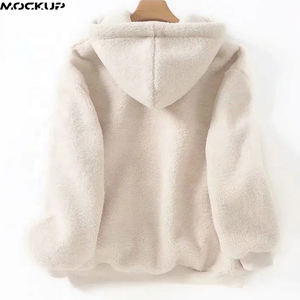 Fleece <b>Sherpa</b> Fur Lined <b>Hoodie</b> Embroidery Warm <b>Hoodie</b> Sweatshirt <b>Men's</b> Winter Heavy - Product Image 3