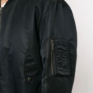 <b>Men's</b> Reversible Zip-front Bomber <b>Jackets</b> Zippered Bomber <b>Jackets</b> with <b>Fur</b> Lining for <b>Men</b> up Breathable Custom Design <b>Jacket</b> - Product Image 5