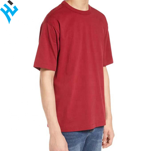 2025 New Wholesale Summer Casual Plain Blank <b>Red</b> Color High Quality 100% Cotton quick dry <b>Men</b> T <b>shirt</b> Customized logo - Product Image 4