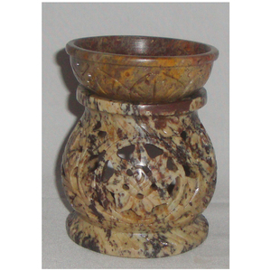 Natural Soapstone Home Decorative Aroma Oil Warmer - Product Image 1