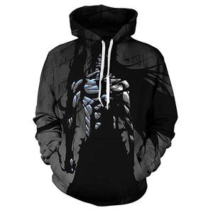 2025 Custom Men's Oversized Heavy Cotton Sweatshirts Sublimated 3D Printed Basics Hoodie for Winter Streetwear Cotton Blended - Product Image 1