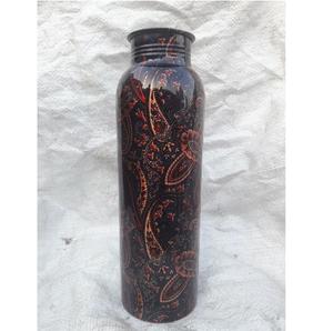 New Design Printed Pure Copper Water <b>Bottle</b> Handmade Leak Proof Copper <b>Insulated</b> Thermos for Bar Accessories 28 OZ - Product Image 1