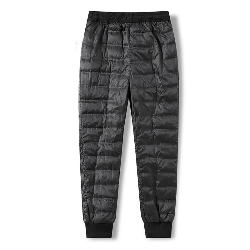 Pants & capris — pantalon d'extérieur en duvet de canard pour hommes, vêtement de sport, doux, imperméable et chaud, nouveau Style, 2022