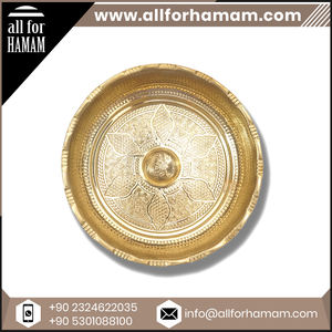 Cuenco de hammam turco tradicional de Color latón Natural ecológico de calidad superior cuencos de baño elegantes para baño de Hotel familiar - Product Image 4