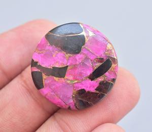 Turmalina con Cobre, Cuentas Sueltas de Piedras Preciosas Rosadas, Formas Ovaladas/de Pera de Alta Calidad, Tamaño 30-50mm, Venta al por Mayor para la Fabricación de Joyas - Product Image 5