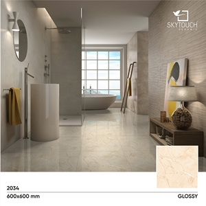 Azulejos de porcelana pulida de diseño simple, alta calidad, 60x60, cielo táctil, India, gran oferta para Cocina - Product Image 3