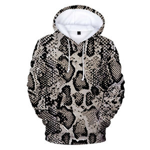 Hommes Femmes Animal Texture 3D Imprimé Sweat À Capuche Veste Manteau Pull Tops - Product Image 5