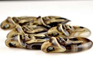 Collar de piedras preciosas de arcilla polimérica al por mayor con colgante de Larimar natural estilo bonito para bodas - Product Image 3