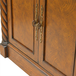 Tocador Arnatti de Caoba con Diseño Clásico Tallado en Madera, Tapa de Mármol, Mueble para Dormitorio, Hogar u Hotel, Certificado SVLK - Product Image 4