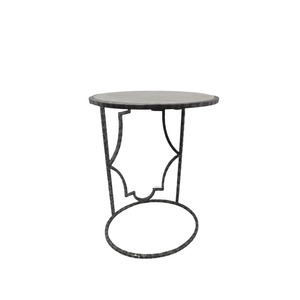 Mesa de centro de lujo moderna, base de acero inoxidable, vidrio templado, superior - Product Image 5