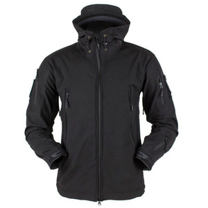 2020 hommes extérieur coquille souple vestes mince hiver coupe-vent en polaire tissu col montant pour automne randonnée en gros - Product Image 1