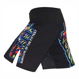 Pantalones cortos de boxeo personalizados para hombres y mujeres, ropa juvenil para adultos, sublimación, jiu jitsu bjj fight mma - Product Image 2