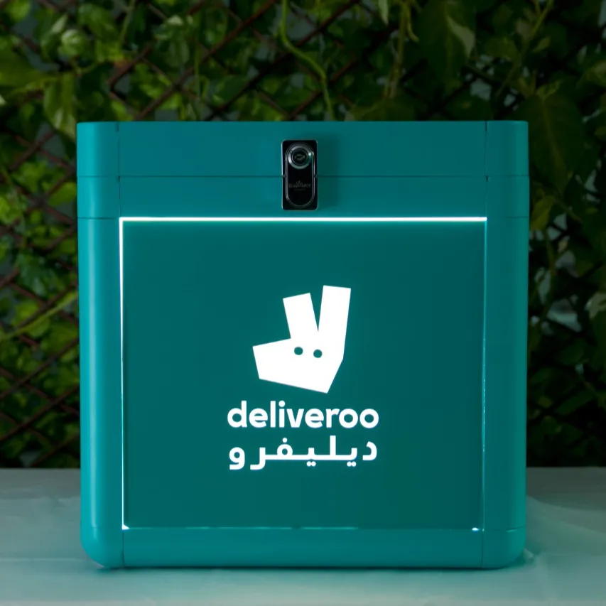 Brikeit — boîte de livraison personnalisée avec le dessus, imperméable, pizza verte, avec LED, alimentation, vélo