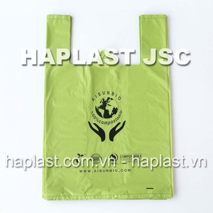 Bolsa de plástico reciclable para compras, bolsa de plástico para guardar alimentos, rollo de Hdpe - Product Image 2