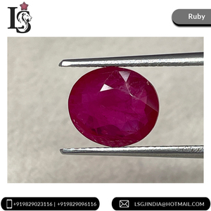 Rubis synthétique rose rougeâtre de la meilleure qualité 3.10 carats directement créé en laboratoire collier en vrac et bagues de bijoux traités thermiquement - Product Image 3