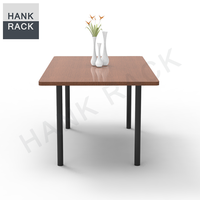 Pieds de table ronds réglables de 28 pouces en acier Q235 avec revêtement en poudre